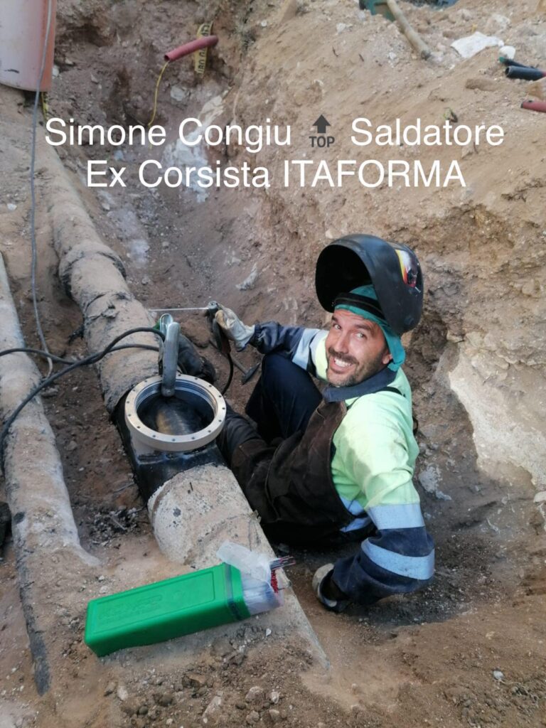 ITAFORMA - Corsi di Saldatura Metalmeccanica | Simone Congiu Saldatore Assunto | Scuola ItaForma | Corso Saldatura