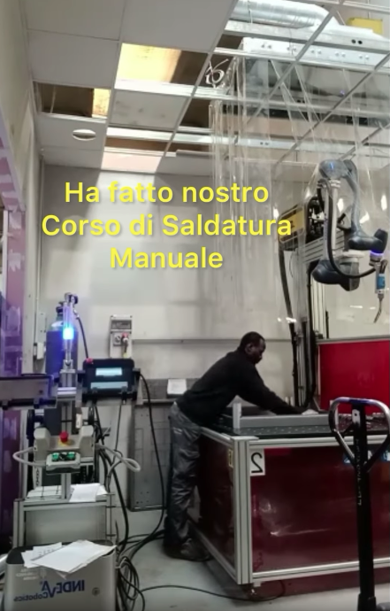 ITAFORMA - Corsi di Saldatura Metalmeccanica | Diallo corsista Itaforma trova lavoro robot | Scuola ItaForma | Corso Saldatura