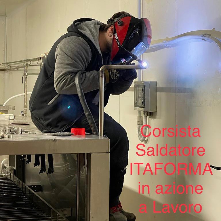 ITAFORMA - Cursos de Soldadura Metálica | Matteo corsista itaforma | Escuela ItaForma | Curso de Soldadura