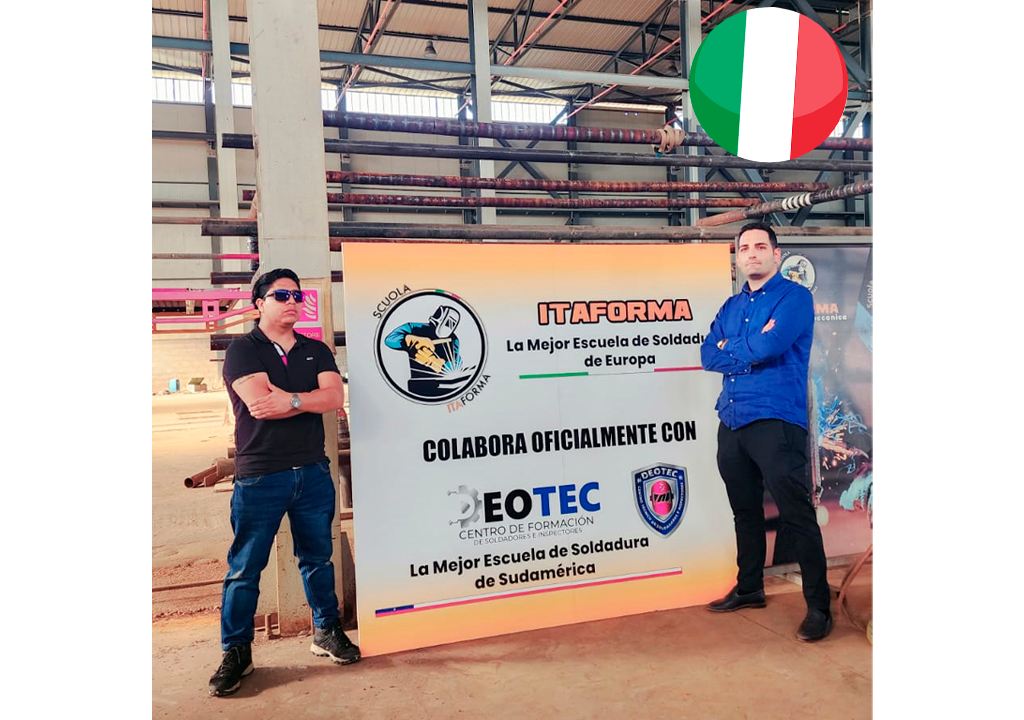 ITAFORMA - Corsi di Saldatura Metalmeccanica | Juan Carlos en Italia.png | Scuola ItaForma | Corso Saldatura