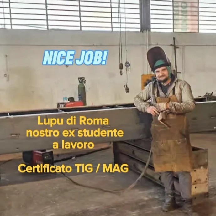 ITAFORMA - Corsi di Saldatura Metalmeccanica | Corsisti Assunti Lupu di Roma | Scuola ItaForma | Corso Saldatura