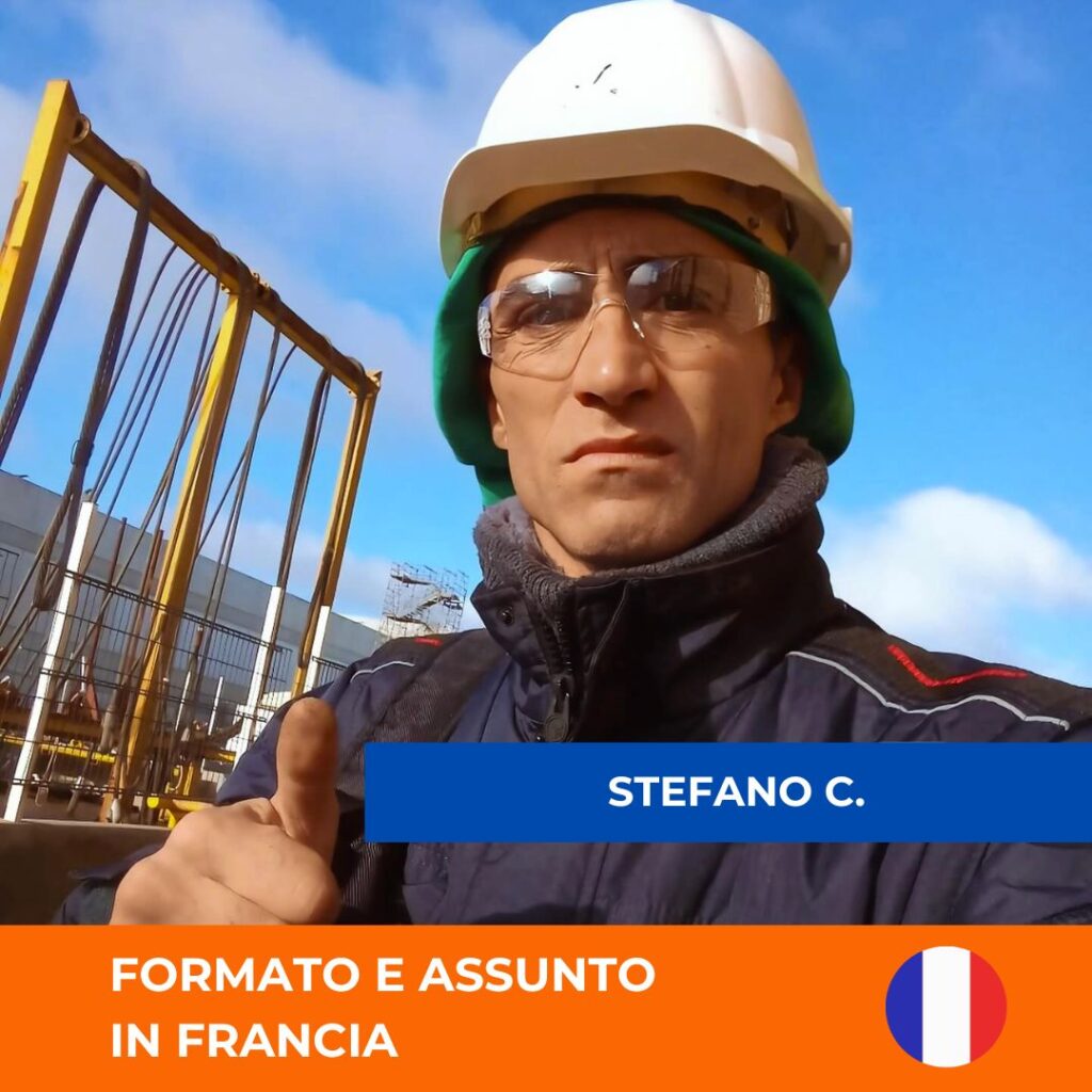 ITAFORMA - Corsi di Saldatura Metalmeccanica | Stefano C formato e assunto in Francia | Scuola ItaForma | Corso Saldatura
