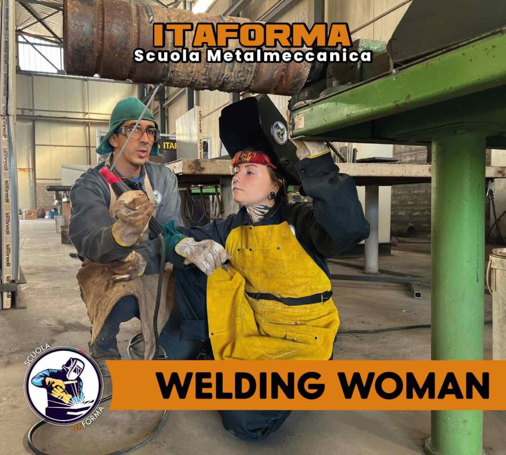 ITAFORMA - Corsi di Saldatura Metalmeccanica | Female Welder Is Welding a Good Career for Women Breaking Stereotypes | Scuola ItaForma | Corso Saldatura