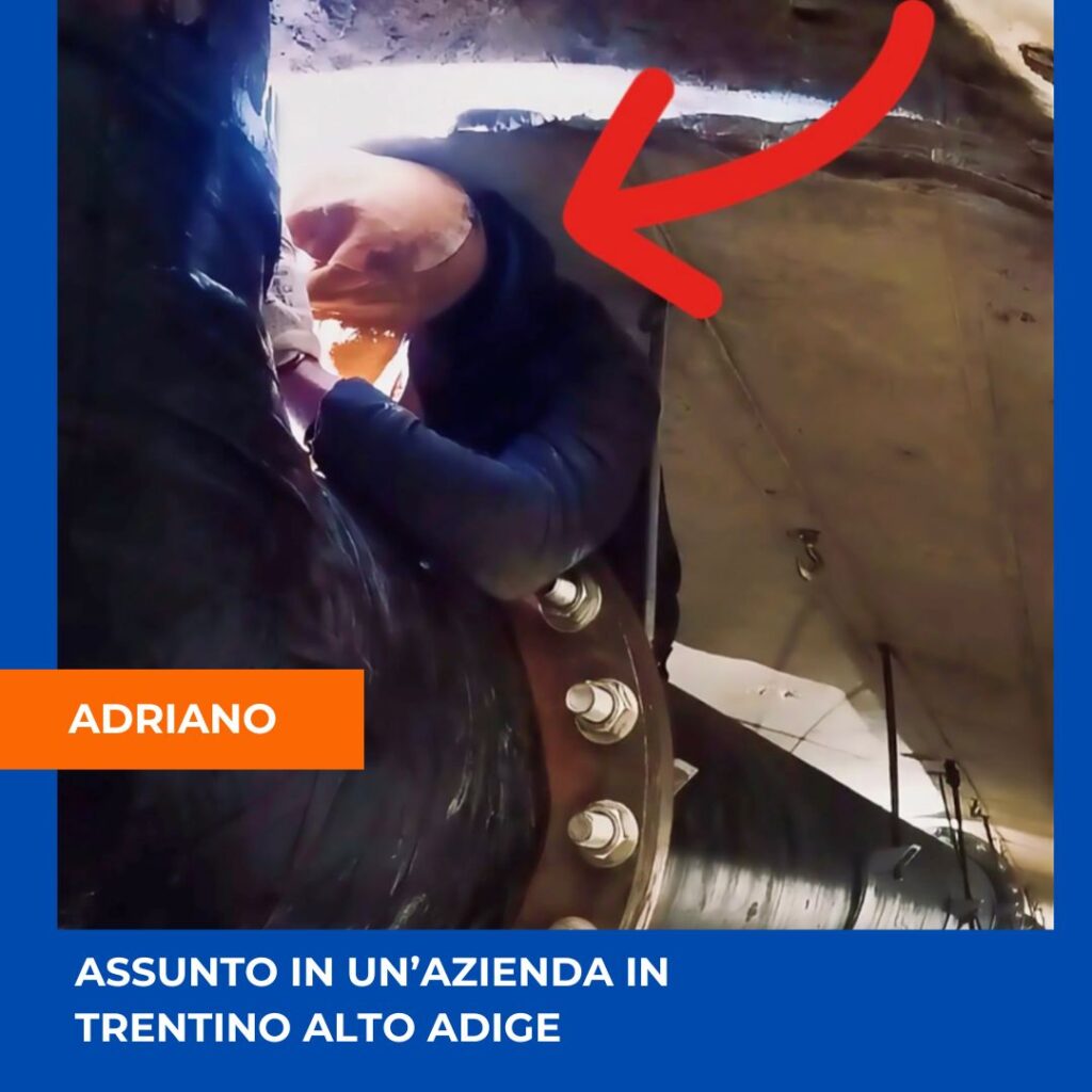 ITAFORMA - Corsi di Saldatura Metalmeccanica | Adriano Saldatori assunti Itaforma | Scuola ItaForma | Corso Saldatura