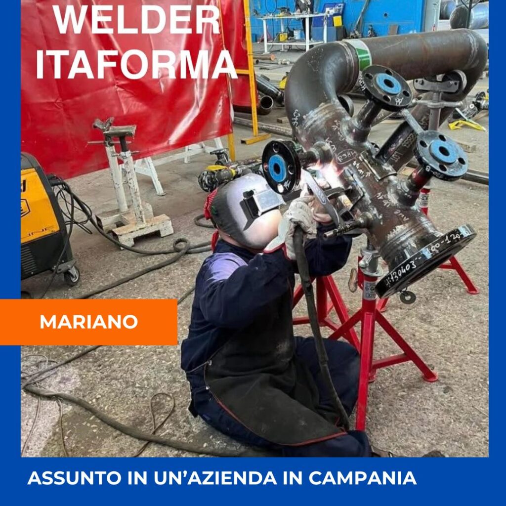 ITAFORMA - Corsi di Saldatura Metalmeccanica | Mariano Saldatori assunti Itaforma | Scuola ItaForma | Corso Saldatura