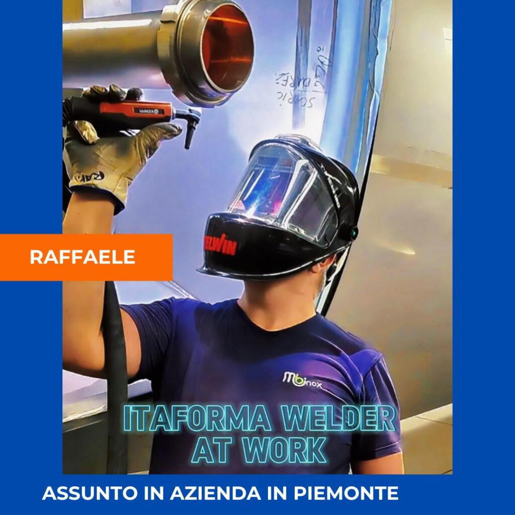 ITAFORMA - Corsi di Saldatura Metalmeccanica | Raffaele Saldatori assunti Itaforma | Scuola ItaForma | Corso Saldatura