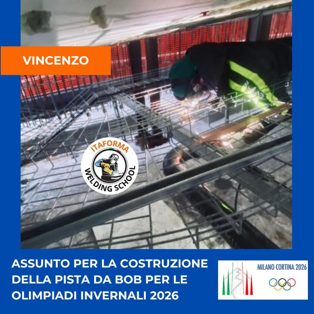 ITAFORMA - Corsi di Saldatura Metalmeccanica | Vinceno Olimpiadi Saldatori assunti Itaforma | Scuola ItaForma | Corso Saldatura